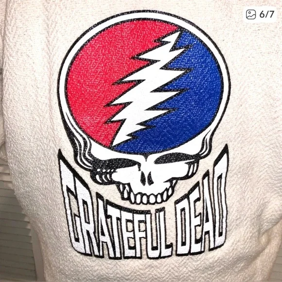 Grateful Dead Earth Ragz Hooded Poncho Large - Picture 6 of 7